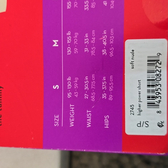 New Spanx, size S, higher power short, nude - Picture 4 of 4